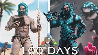 Surviving 100 Days in Hardcore ARK Survival Evolved Island Edition [upl. by Okiek110]