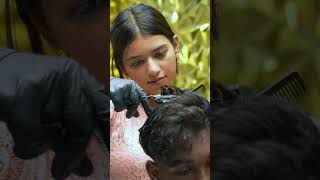 MULLET HAIRCUT BOYS BY FEMALE BARBER  RAINBOW BEAUTY AND TATTOOrainbowasmr menshaircut hairstyle [upl. by Seda]