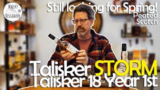 Talisker Storm Scotch Review with a Taste of Talisker 18 Year Old Single Malt [upl. by Mikaela93]