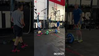 WOD 242 Origins Throwdown I  69 reps amp 97kg [upl. by Dylana]