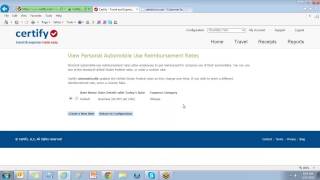 SelfService Implementation Set Mileage Rates in Certify [upl. by Akelam]