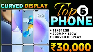 Top 5 Best Smartphone Under 30k in 2024  Curved Display  Best Phone Under 30000 [upl. by Israeli]