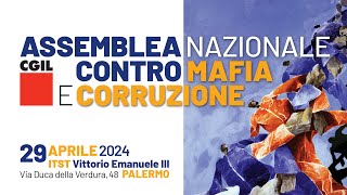 Assemblea nazionale contro mafia e corruzione [upl. by Marthena98]