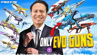 All Evo Guns in 1 Game Challenge ✌ Tonde Gamer  Free Fire Max [upl. by Yawnoc]