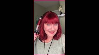 How to use the Babyliss Curl Pro 210 Tongs to make curls  my own review on midlength thick hair [upl. by Lindley]