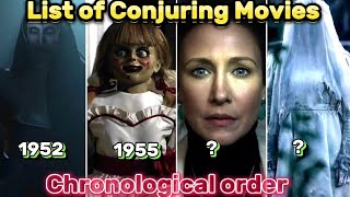 List of Conjuring Movies in Chronological Order 🔥 [upl. by Amoakuh]