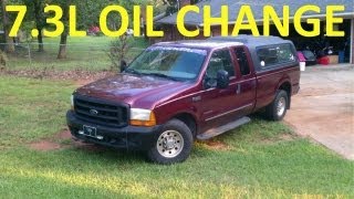 Ford F350 Oil Change [upl. by Nathanil251]