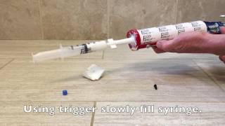 Instructions for Filling the Finish Line Caulk Tool [upl. by Llireva]