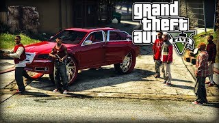 BLOODS VS CRIPS GANG WARS💥🔫 GTA 5 MODS [upl. by Lenard]