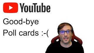 ★ YouTube removed poll cards on June 10 2020 [upl. by Noislla]