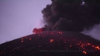 Krakatoa volcano eruptions from close 2021 Nov 2018 [upl. by Fablan915]