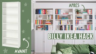 On fabrique une grande bibliothèque surmesure pour moins de 500€ 🛠 l BILLY IKEA HACK [upl. by Thema776]