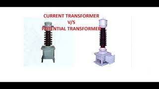 CTCurrent Transformer VS PTPotential Transformer [upl. by Llerrot]