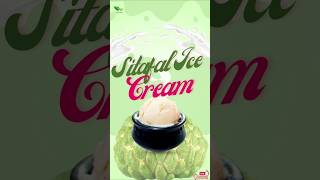 Sitafal Ice Cream in Just 3 Ingredients 😱 No Machine No Eggs  Easy Custard Apple Recipe [upl. by Nniw]