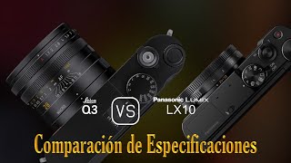 Leica Q3 vs Panasonic Lumix LX10 Una Comparación de Especificaciones [upl. by Idnas]