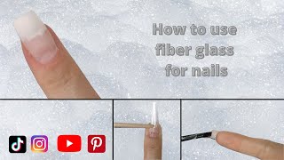 How to use fiber glass  tutorial [upl. by Pardo]