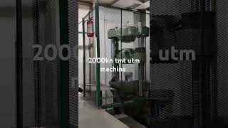 2000kn tmt testing machine tmt guardiantales tmtstudioindia [upl. by Ynitsed]