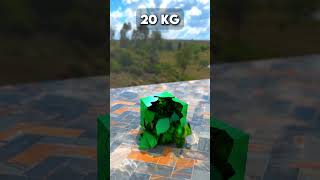 Gold vs Emerald 😲 satisfying blender animation 3d [upl. by Naujit]