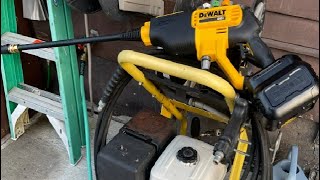 DEWALT Cordless Pressure Washer Power Cleaner Review [upl. by Shep127]