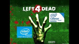 Left 4 Dead en Intel HDIntel Celeron N3050  Split Screen Pc [upl. by Lenahtan]