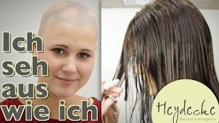 Kreisrunder Haarausfall bei Frauen Ich sehe aus wie ich dank Heydecke natureLine Echthaar Perücke [upl. by Lleon]