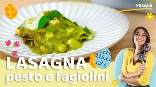 Lasagne pesto fagiolini e patate  Benedetta Parodi Official [upl. by Jolee]