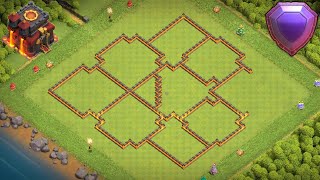 Doce Diseño Ayuntamiento 10  Th10  Subida De Copas Clash of Clans [upl. by Llerrod955]