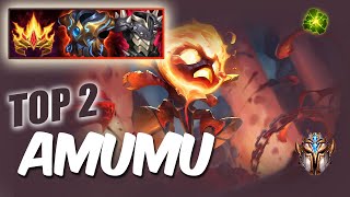 Wild Rift Amumu Top 2  S12 RUSH Challenger ranked game  build [upl. by Averyl92]