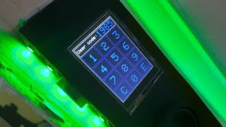 I built an ESP32 Touchscreen Door lock [upl. by Arika]