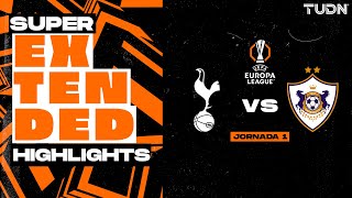 SUPER EXTENDED HIGHLIGHTS  Tottenham vs Qarabag  UEFA Europa League 2024  J1 [upl. by Leimaj]