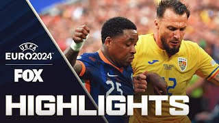 Romania vs Netherlands Highlights  UEFA Euro 2024  Round of 16 [upl. by Laiceps]