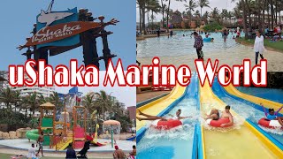 uShaka Marine World Durban  uShaka Wet n Wild Vlog  Durban Vlog [upl. by Koy]