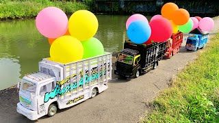 Konvoi Truk Oleng Muat Balon [upl. by Hoem]