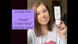 Elta MD UV Physical SPF41  Sunscreen ReviewDemo [upl. by Caia]