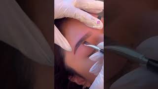 MICROBLADING EYEBROW LEARNING TIPS shorts eyebrows eyebrowshaping shortsfeed viral viralvideo [upl. by Eicyak]