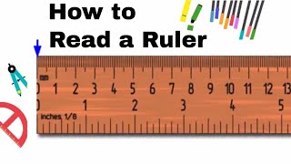 How to read an Inch ruler or tape measure [upl. by Karsten]