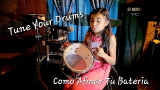 Como afinar la bateria How To Tune Your drums [upl. by Mountfort]