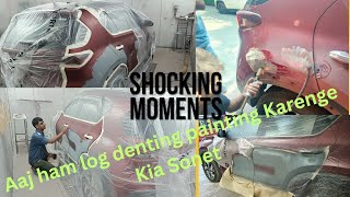 Kia Sonet Aqua base paint jobyoutube automobile youtubeshortskiacar paintakzonobel autoweb 20 [upl. by Arabela91]