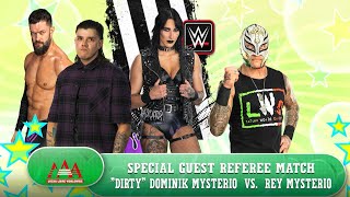 Dominik Mysterio vs Rey Mysterio WWE2k24 Dream Matches [upl. by Lehsreh]