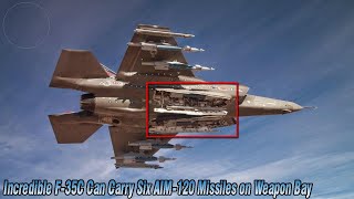 Incredible F35C Can Carry Six AIM120 Missiles on Weapon Bay [upl. by Neelya]