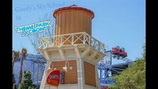 Goofys Sky School in Theme Park Tycoon 2 [upl. by Anjanette]