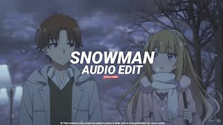 snowman  sia edit audio [upl. by Llenwahs]