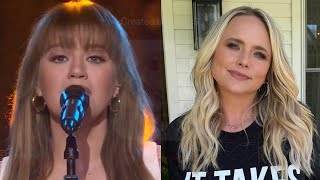 Miranda Lambert Reacts To Kelly Clarksons Tin Man Cover [upl. by Palestine]