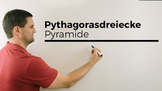 Pyramide mit Pythagorasdreiecken Übersicht  Mathe by Daniel Jung [upl. by Selina]