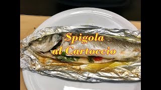 Spigola al Cartoccio Ricetta Gustosa [upl. by Walburga385]