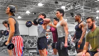 Elite Lifters Hype Up Strangers Prank 👀 [upl. by Jermaine]