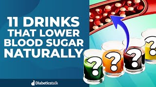 11 Drinks That Lower Blood Sugar Naturally [upl. by Lemrej]