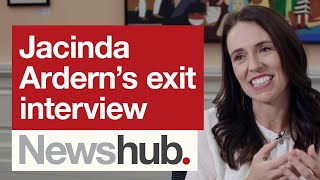 Extended cut Jacinda Arderns exit interview before final day in NZ Parliament  Newshub [upl. by Naeroled]