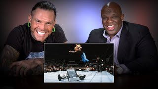 Jeff Hardy amp DVon Dudley rewatch their classic TLC Match WWE Playback [upl. by Alemat]