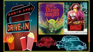 DRIVEIN MOVIE RADIO SPOT  quotNIGHT OF THE BLOOD MONSTERquot amp quotBLOOD FROM THE MUMMYS TOMBquot 1971 [upl. by Eitsirk]